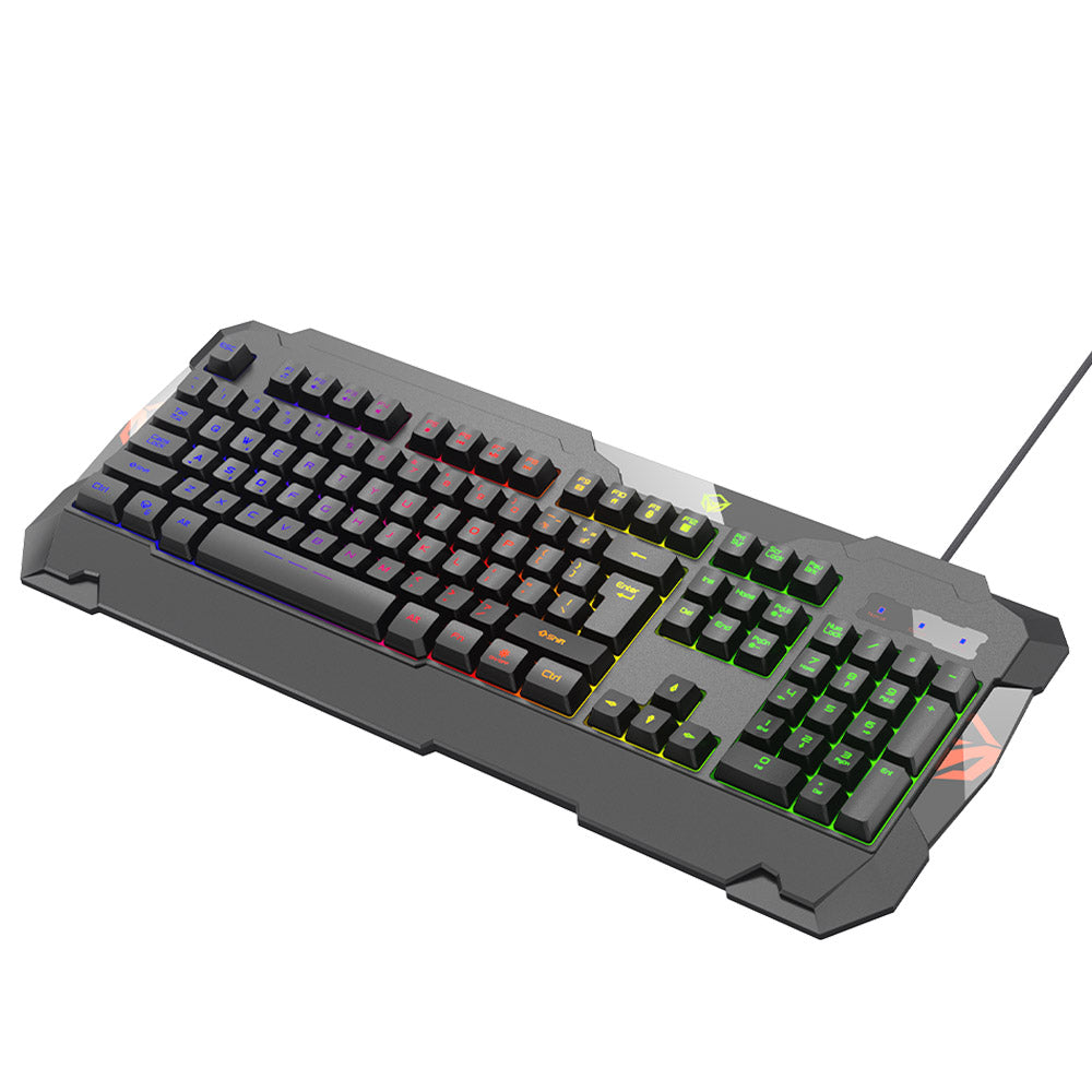 Meetion C505 4In1 Wired Rainbow Gaming Keyboard + Mouse + Mouse Pad + Headset Combo 