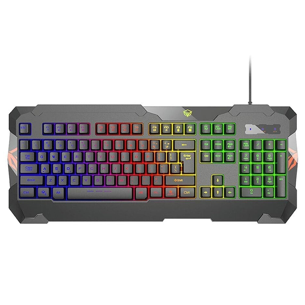 Meetion C505 4in1 Wired Rainbow Gaming Keyboard + Mouse + Mouse Pad + Headset Combo English & Arabic
