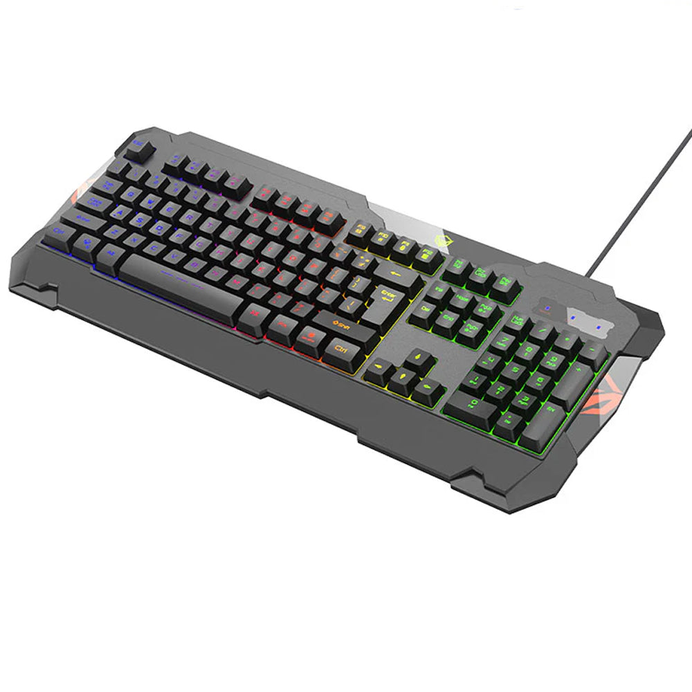 Meetion C505 4in1 Wired Rainbow Gaming Keyboard + Mouse + Mouse Pad + Headset Combo English & Arabic