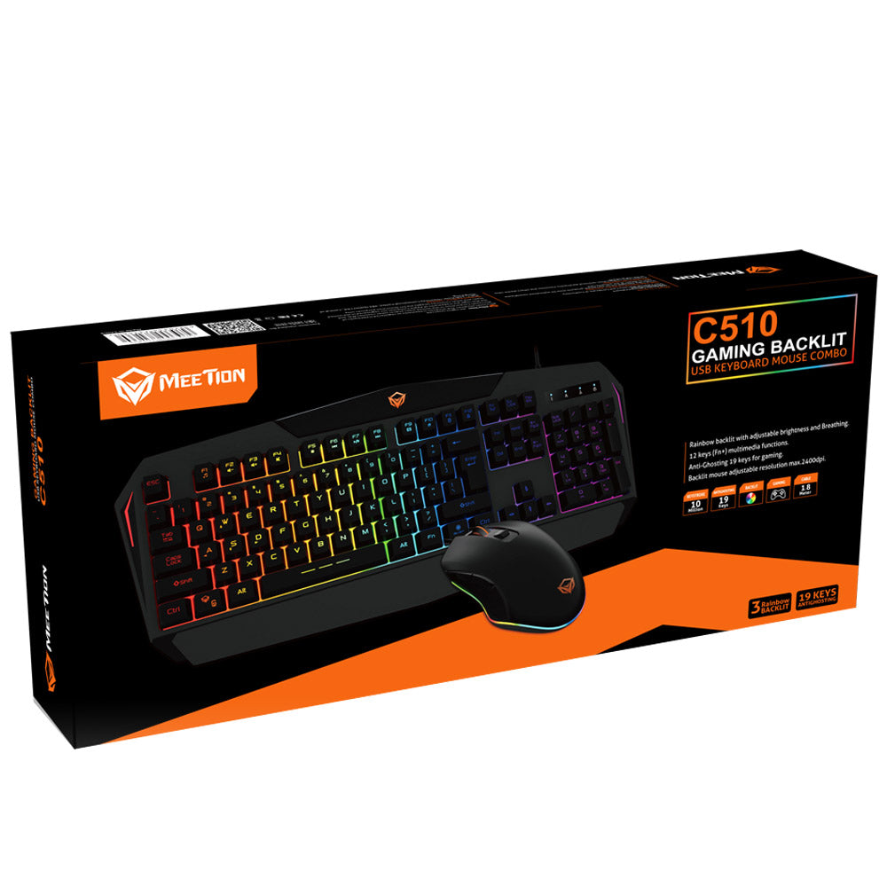 Meetion C510 Wired Keyboard + Mouse 