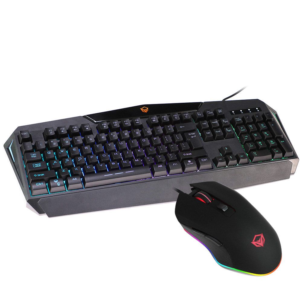 Meetion C510 Wired Rainbow Gaming Keyboard + Mouse Combo 