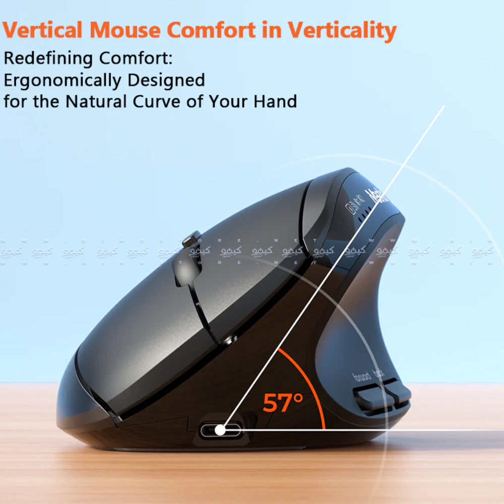 كيبورد + ماوس + ماوس بارد ميشن لاسلكي بلوتوث ثنائي الوضع كومبو قابل للشحن إنجليزي وعربي DirectorC2 