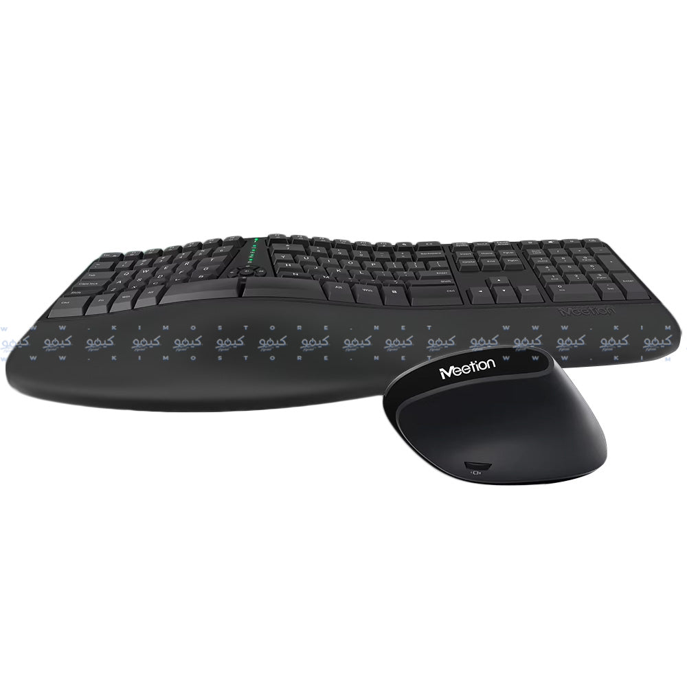 كيبورد + ماوس ميشن لاسلكي قابل للشحن كومبو إنجليزي وعربي Director C Ergonomic 