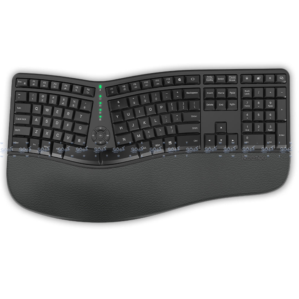 كيبورد + ماوس ميشن لاسلكي قابل للشحن كومبو إنجليزي وعربي Director C Ergonomic 