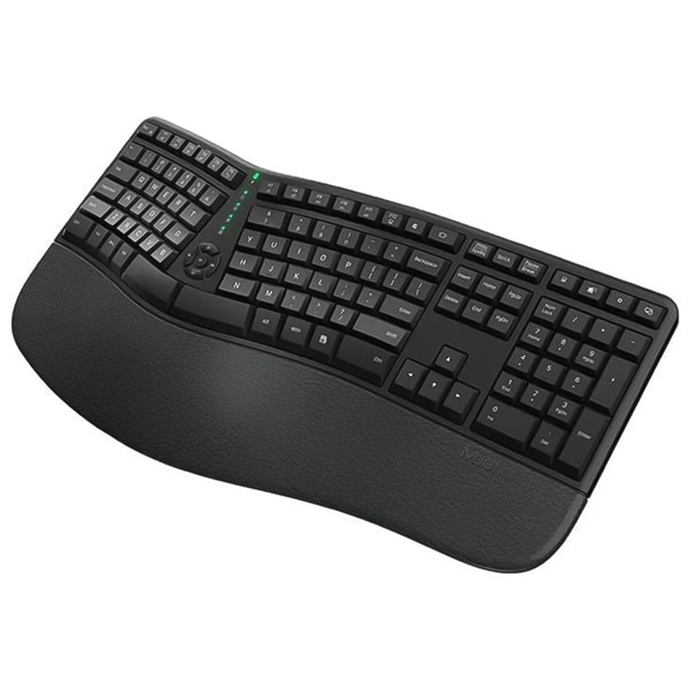 Meetion DirectorW Rechargeable Wireless Keyboard English & Arabic - Black