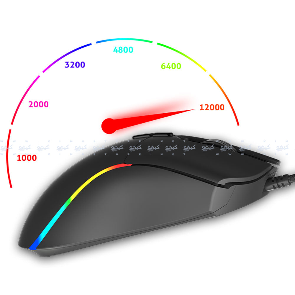 ماوس ميشن سلكي RGB جيمنج GM19 