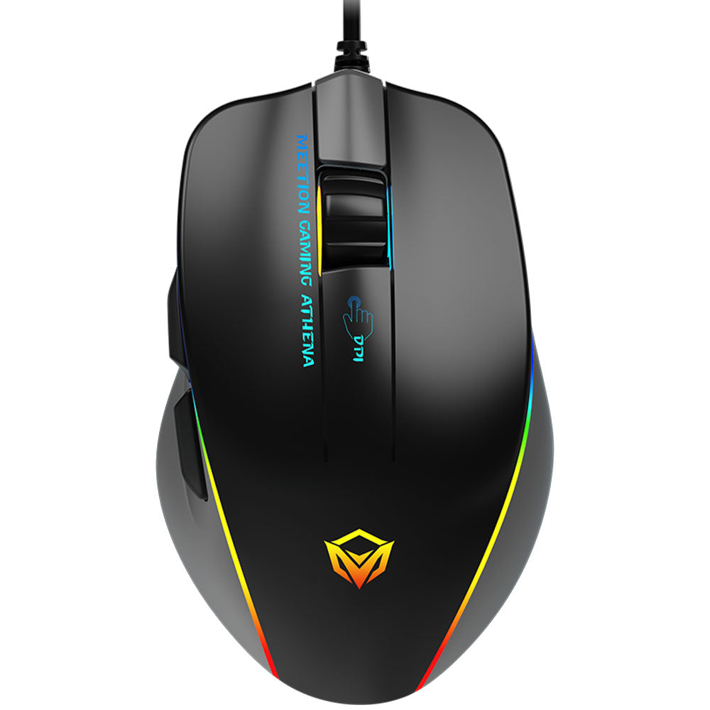 Meetion GM23 (2023) Wired RGB Gaming Mouse 12800Dpi