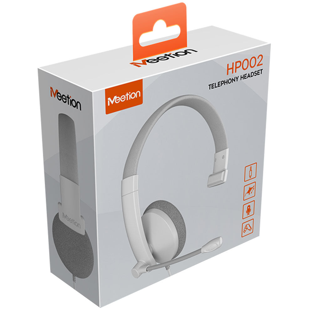 Meetion HP002 Mono Headset With Noise-Cancelling Mic