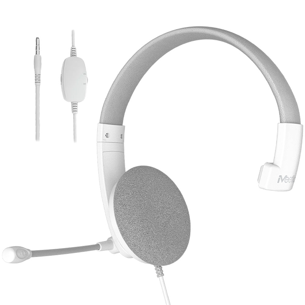 Meetion HP002 Mono Headset With Noise-Cancelling Mic