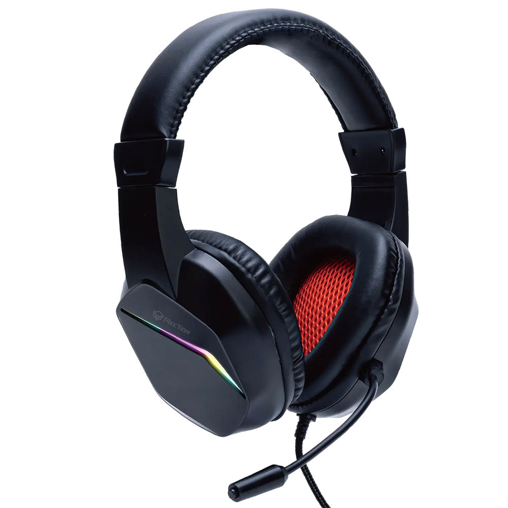 Meetion HP022 RGB Gaming Headset with Noise-Cancelling Mic - Black