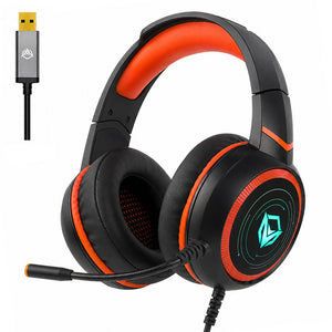 Meetion HP030 Stereo RGB Gaming Headset 7.1 Surround Sound With Noise-Cancelling Mic