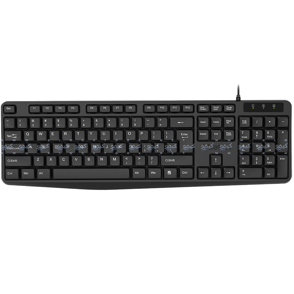 كيبورد ميشن سلكى إنجليزى و عربى K200