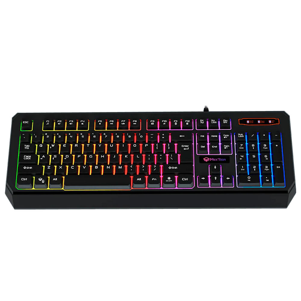 Meetion K9320 Waterproof Wired Rainbow Gaming Keyboard