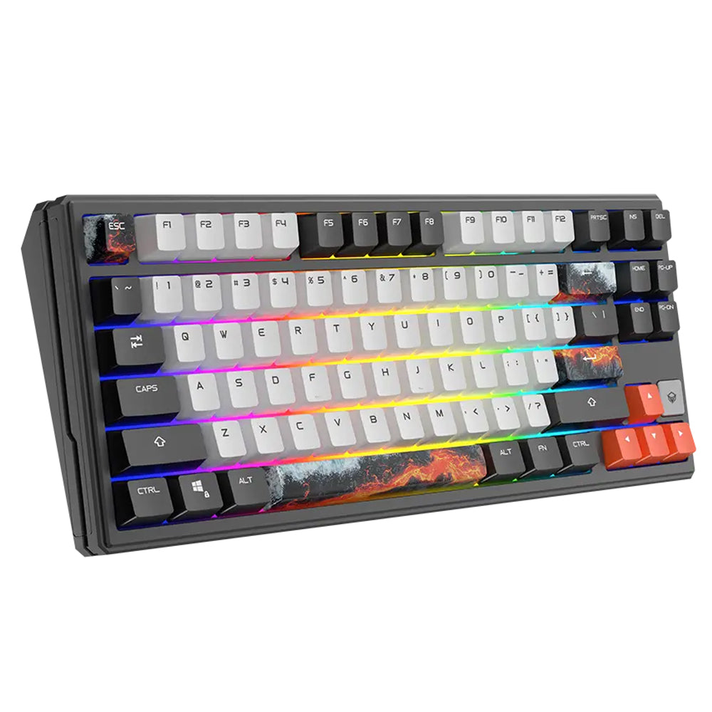 Meetion Legend E75 Magnetic Switch Wired RGB Gaming Keyboard English & Arabic - Black