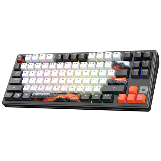 Meetion Legend E75 Magnetic Switch Wired RGB Gaming Keyboard English & Arabic - Black