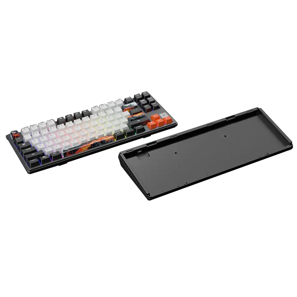 Meetion Legend E75 Magnetic Switch Wired RGB Gaming Keyboard English & Arabic - Black