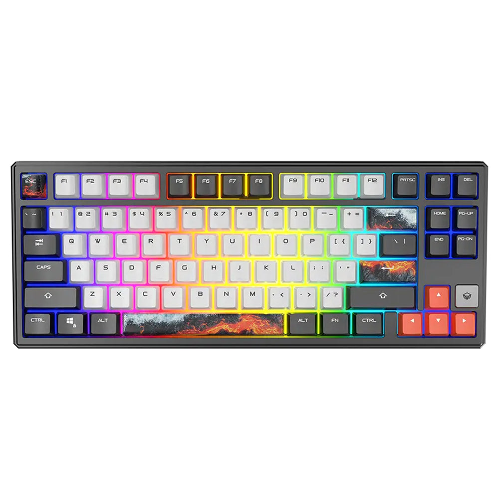 Meetion Legend E75 Magnetic Switch Wired RGB Gaming Keyboard English & Arabic - Black