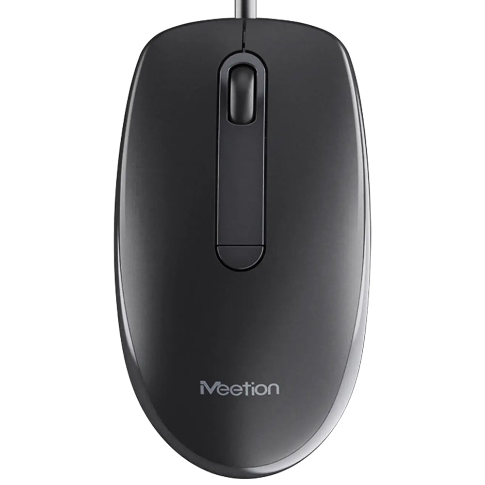Meetion M100 Wired Mouse 1200Dpi - Black x Gray