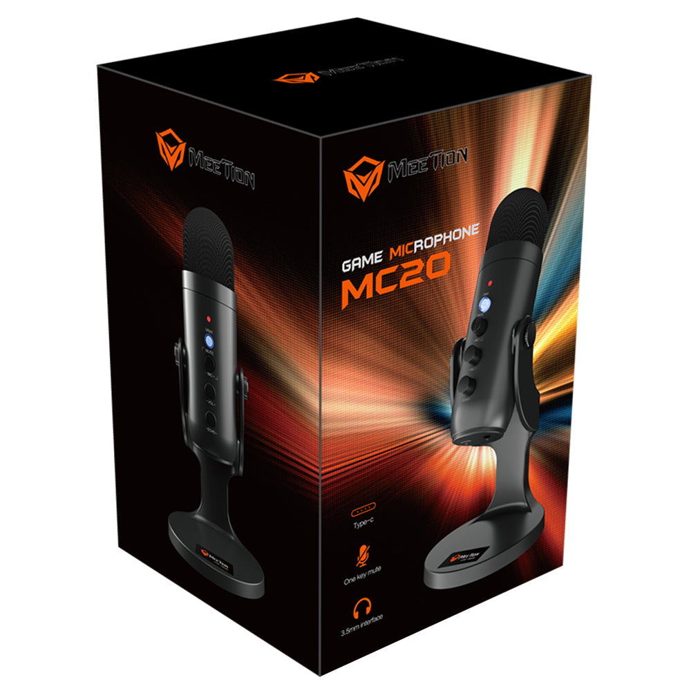 Meetion MC20 Professional Conference Wired Gaming Microphone
