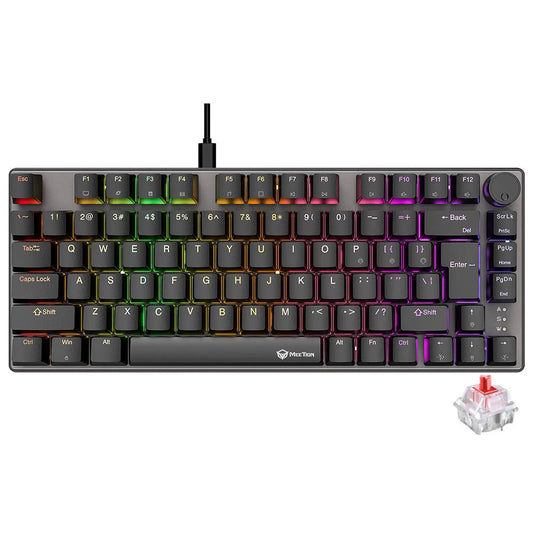 Meetion MK006 Pro Red Switch Wired RGB Gaming Keyboard English & Arabic