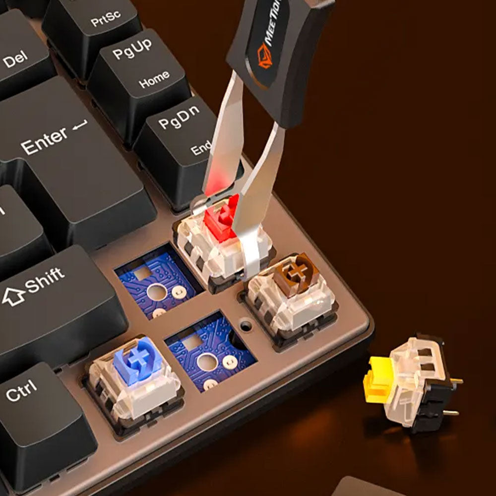 Meetion MK006 Pro Red Switch Wired RGB Gaming Keyboard English & Arabic