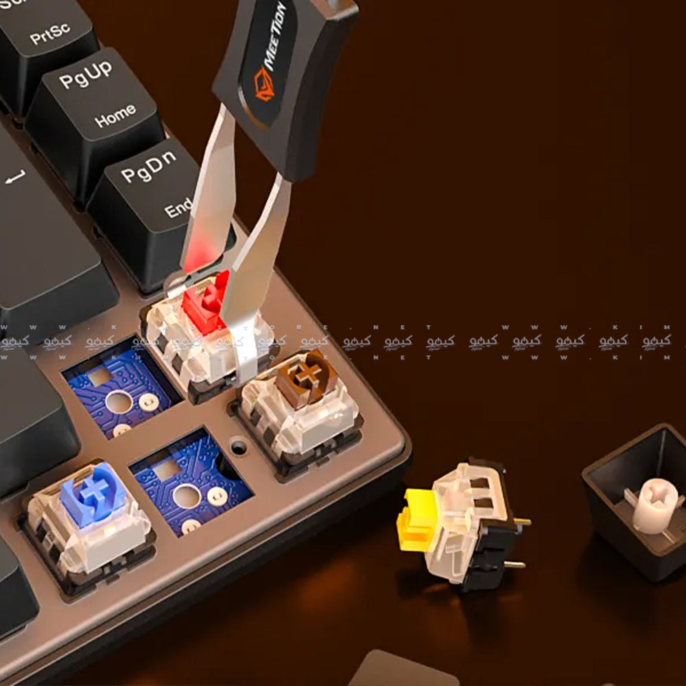 Meetion MK006 Pro Red Switch Wired RGB Gaming Keyboard English & Arabic