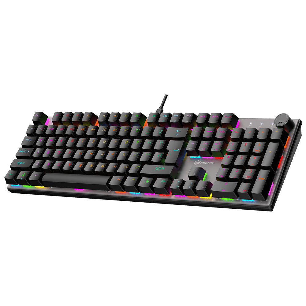 Meetion MK009 Pro Red Switch Wired RGB Gaming Keyboard English & Arabic