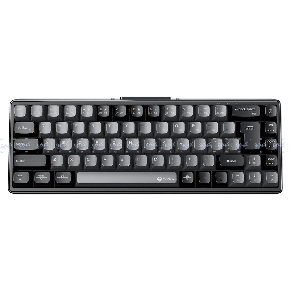 Meetion MK12 Triple-Mode Bluetooth Wireless & Wired RGB Gaming Keyboard English & Arabic