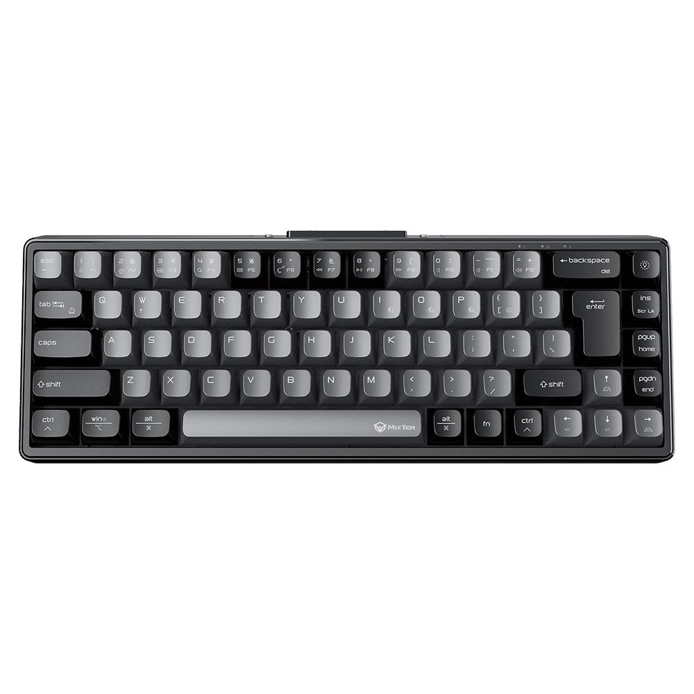 كيبورد ميشن سلكي و لاسلكي بلوتوث RGB جيمنج إنجليزي وعربي MK12 Triple-Mode