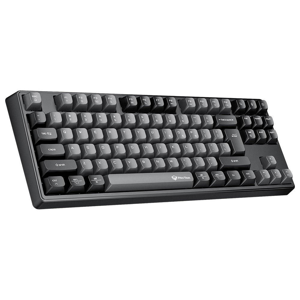 Meetion MK14 TKL Triple-Mode Rechargeable Bluetooth Wireless & Wired RGB Gaming Keyboard English & Arabic