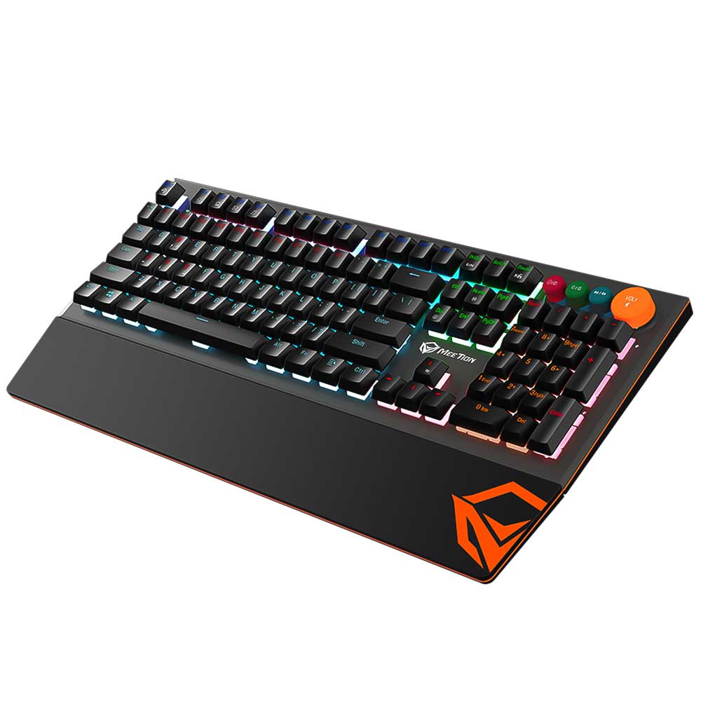 Meetion MK500 Blue Switch Wired Rainbow Gaming Keyboard