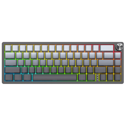 Meetion Magic A68 Magnetic Switch Wired RGB Gaming Keyboard English & Arabic - Black