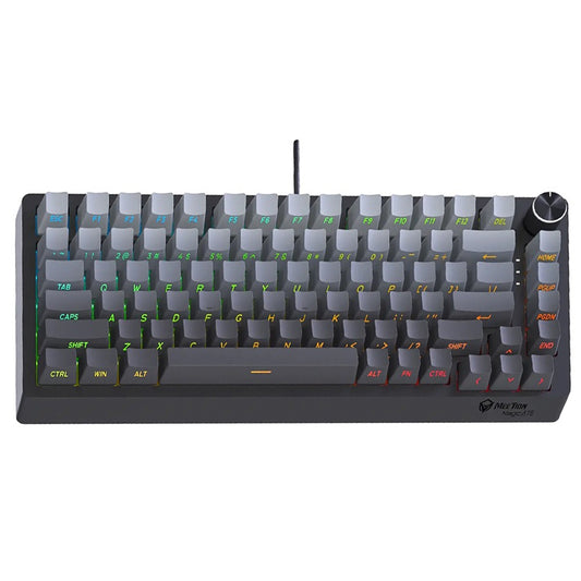 Meetion Magic A75 Magnetic Switch Wired RGB Gaming Keyboard English & Arabic - Black