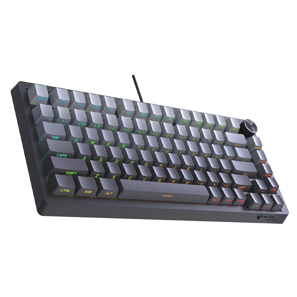 Meetion Magic A75 Magnetic Switch Wired RGB Gaming Keyboard English & Arabic - Black