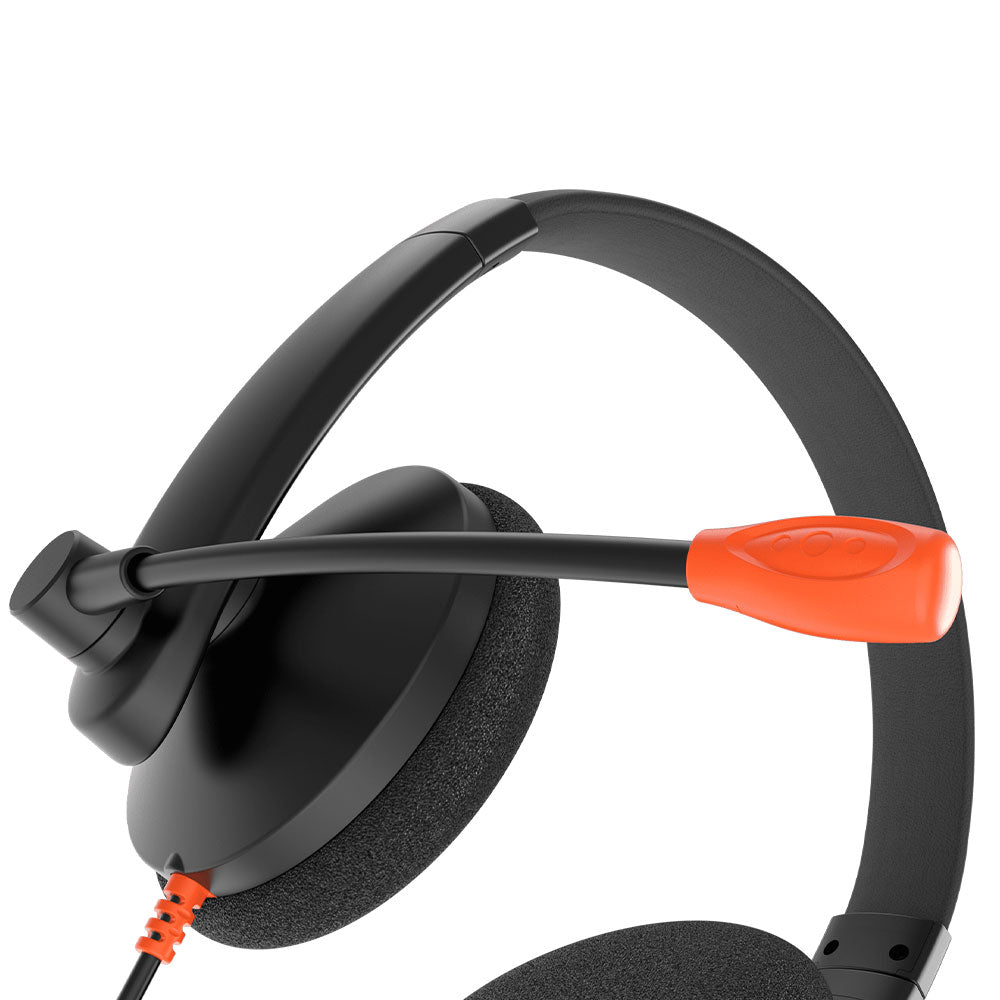 Headset With Noise-Cancelling Mic