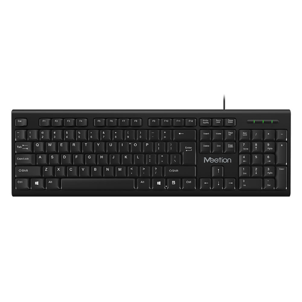 Meetion K100 Wired Keyboard English & Arabic