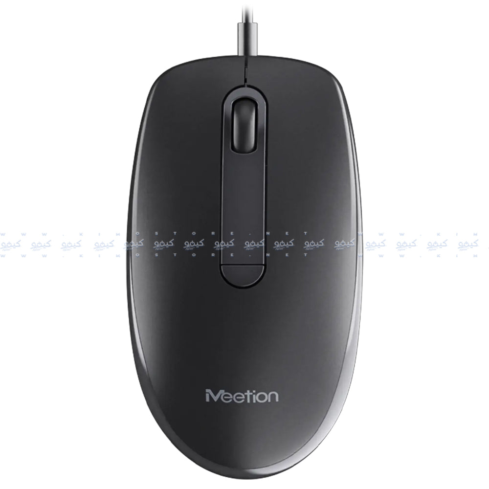 Meetion M100 Wired Mouse 1200Dpi - Black x Gray
