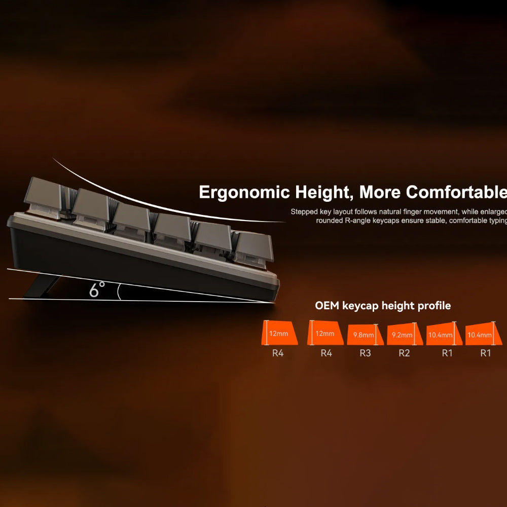 كيبورد ميشن سلكى سويتش أحمر RGB