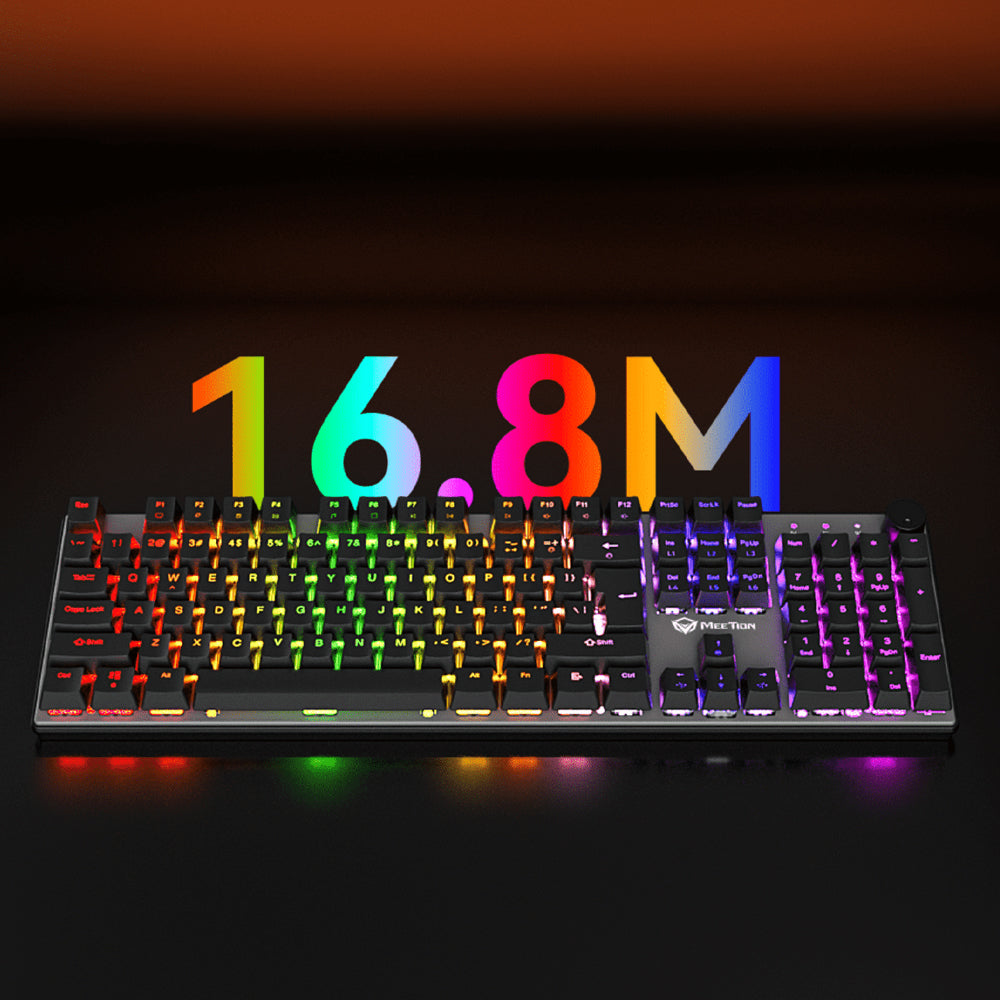 كيبورد ميشن سلكى سويتش أحمرجيمنج إنجليزى وعربي 