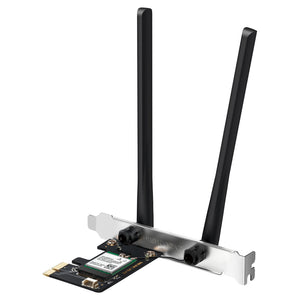 كارت لان ميركوسيس PCI اكسبرس لاسلكي واي فاي بلوتوث ثنائي النطاق مع انتينا 3000 ميجابت في الثانية MA80XE AX3000