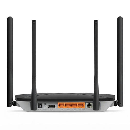 راوتر ميركوسيس 4 منافذ + يو اس بي 4 انتينا 1200 ميجابت في الثانية MB430-DSL AC1200 VDSL/ADSL