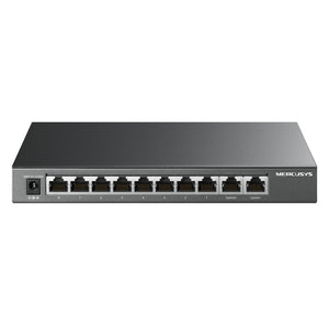 سويتش ميركوسيس 8 منافذ 10/100/1000 ميجابت/ثانية +PoE + منفذين (RJ45) 1000 ميجابايت/ثانية MS110GMP Unmanaged Desktop Uplink 

