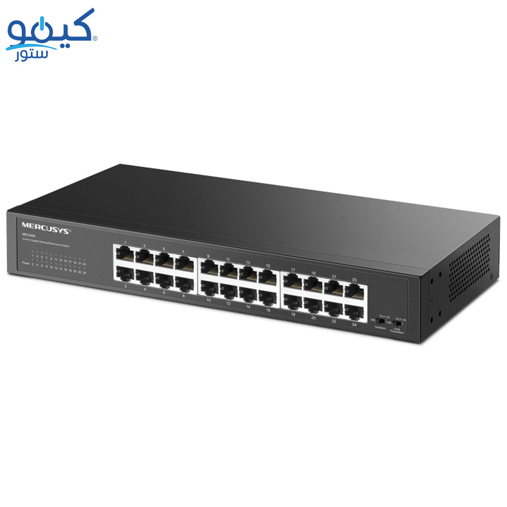 Mercusys MS124GS Unmanaged Rackmount Switch 24 Ports 10/100/1000Mpbs