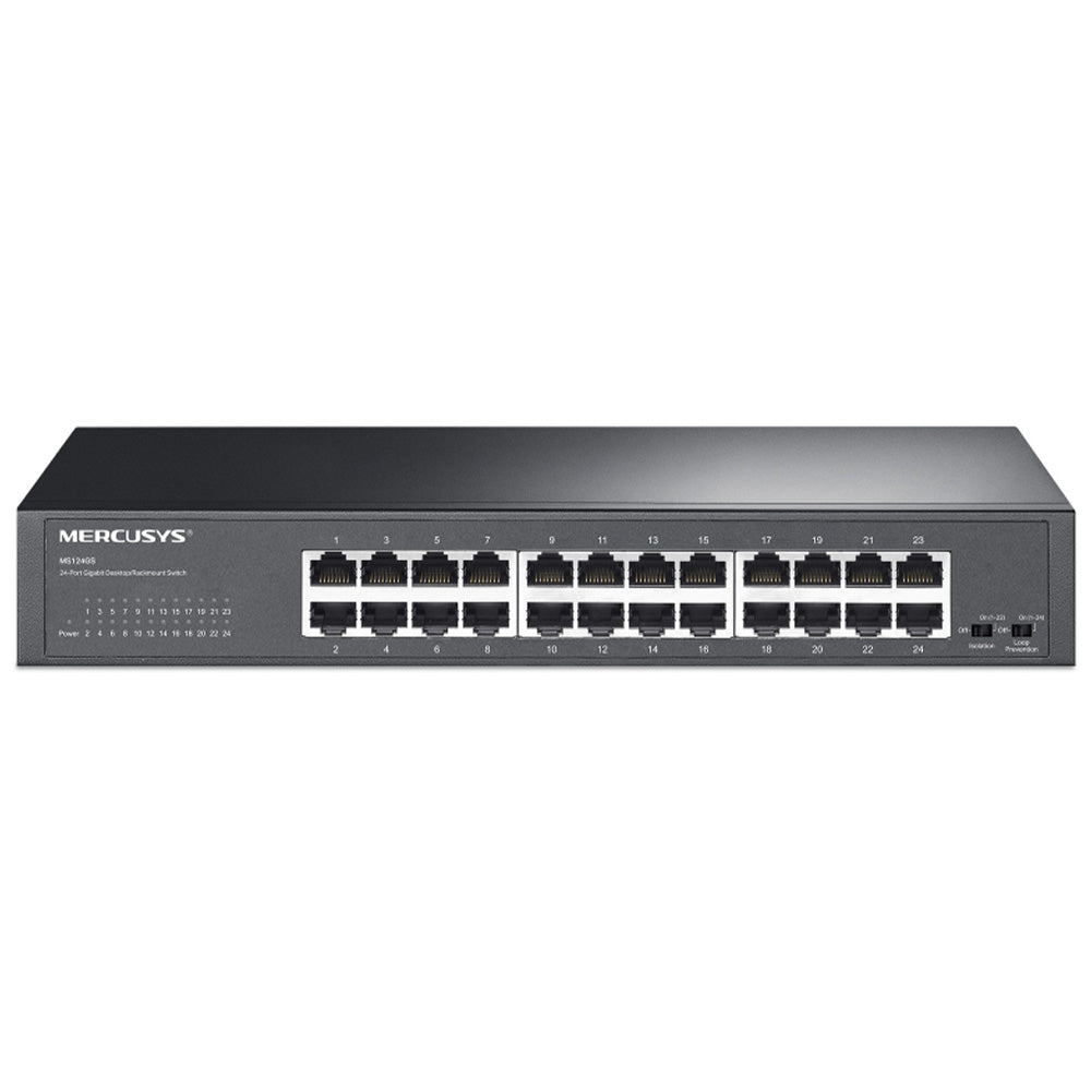 Mercusys MS124GS Unmanaged Rackmount Switch 24 Ports 10/100/1000Mpbs