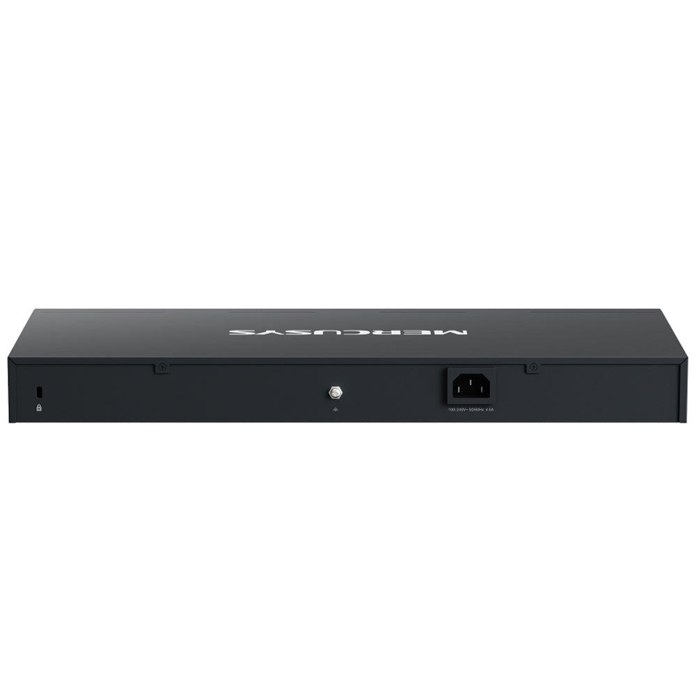 سويتش ميركوسيس 24 منفذ 10/100/1000 ميجابت في الثانية PoE+ + منفذين (RJ45) 10/100/1000 ميجابت في الثانية Uplink + منفذين (SFP) 10/100/1000 ميجابت في الثانية MS128GP Unmanaged Rackmount
