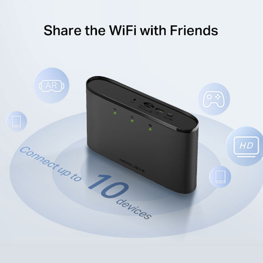 Mercusys Mobile Wi-Fi Portable 4G Router SIM Card 