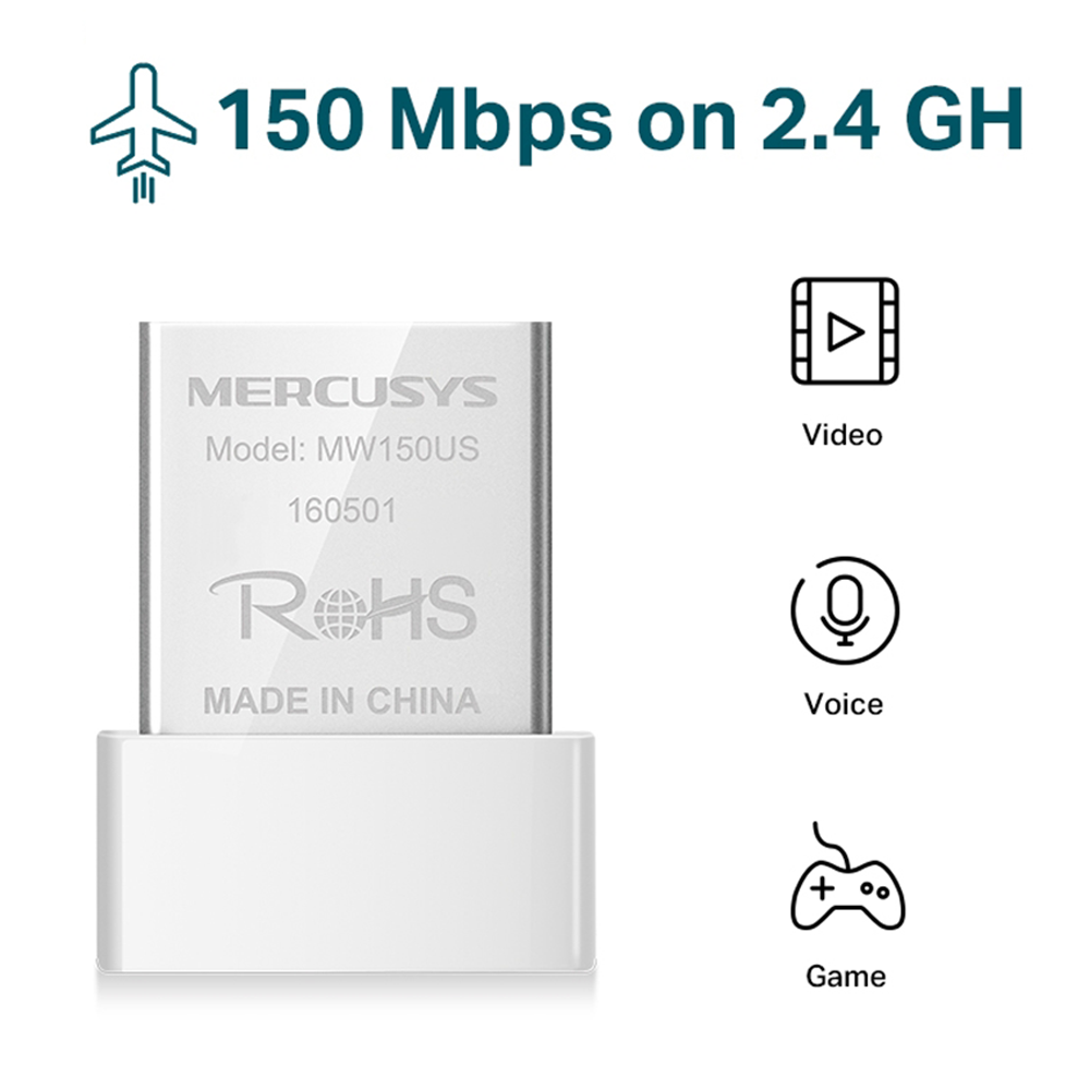 Mercusys MW150US Wireless USB Adapter 150Mbps