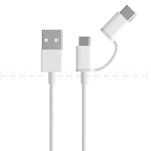 Xiaomi Mi SJX02ZM USB To Micro + Type-C 2in1 Cable 1m