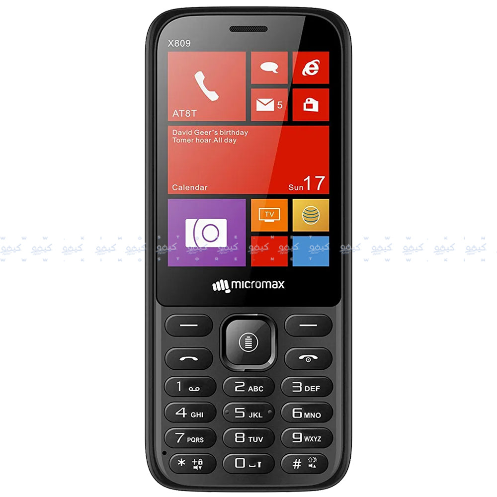 Micromax X809 Dual SIM (32MB / 32MB Ram / 2.8 Inch / 2G)