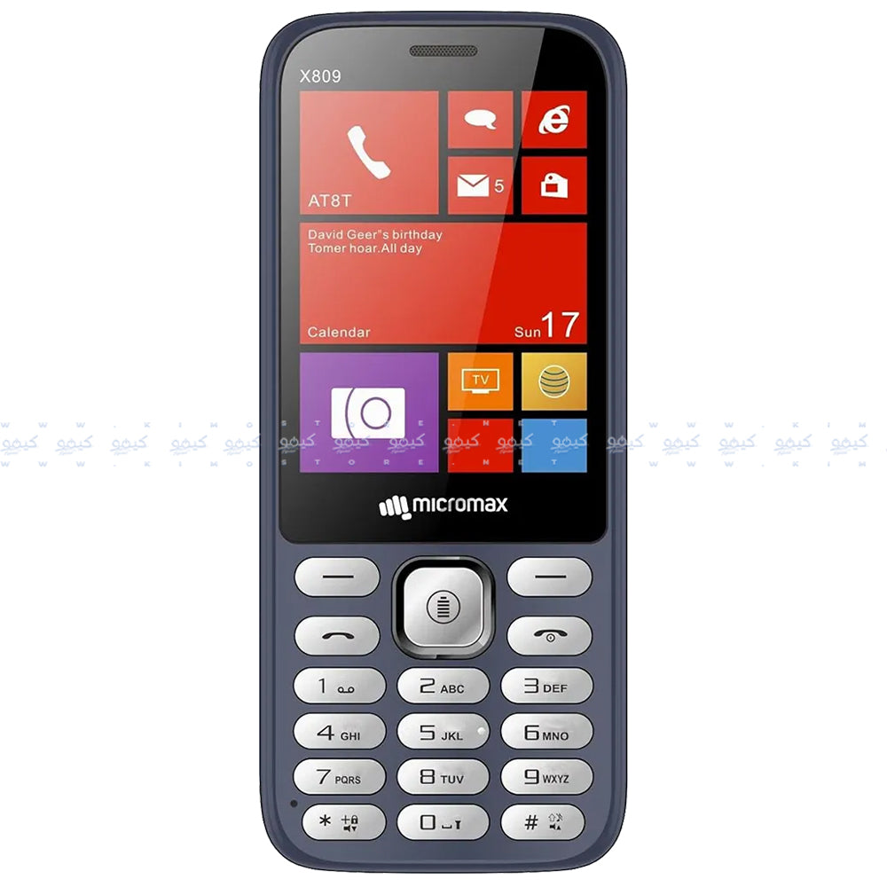 Micromax X809 Dual SIM (32MB / 32MB Ram / 2.8 Inch / 2G)